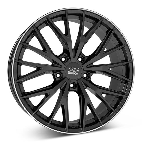 MSW 44 G.BLK/POL LIP | 8,5X20 5-114,3 E35 C73,10 60 8.5x20 5/114.3 ET35 CB73.1