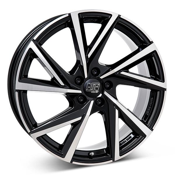 MSW 80 G.BLK/POL | 5X17 5-100 E40 C54,06 FLAT 5x17 5/100 ET40 CB54.1