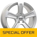 MEGA WHEELS LEO SILVER 7.5x17 4/108 ET32 CB65.1